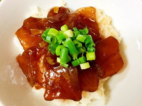 簡単マグロ漬け丼